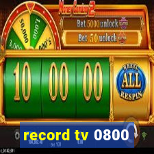 record tv 0800
